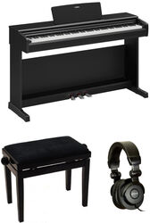 Keyboard set Yamaha YDP 146 noir + banquette + Casque - Noir
