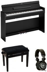 Keyboard set Yamaha YDP-S36 Noir  + Banquette noir laqué + casque X-hp1 - Noir
