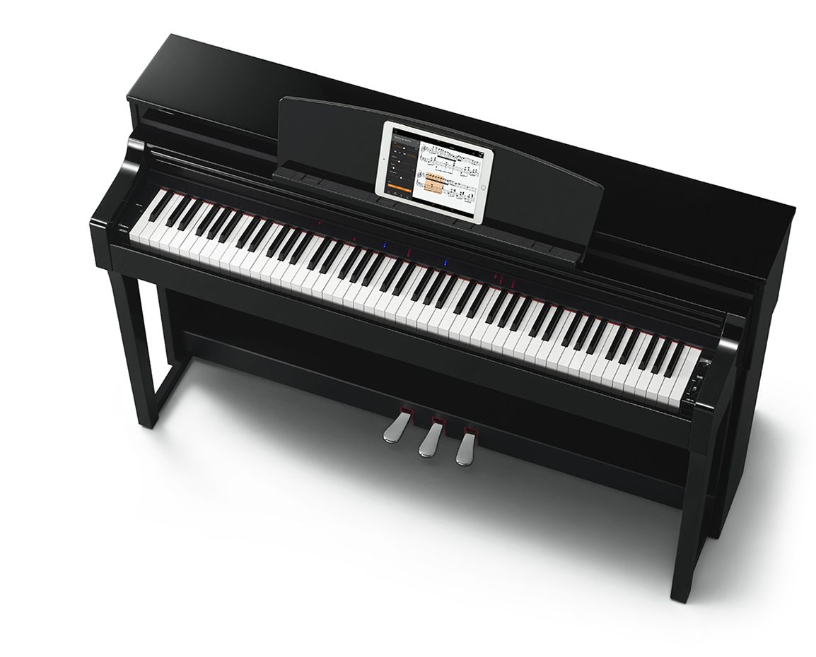 Yamaha CSP170 black Digital piano with stand