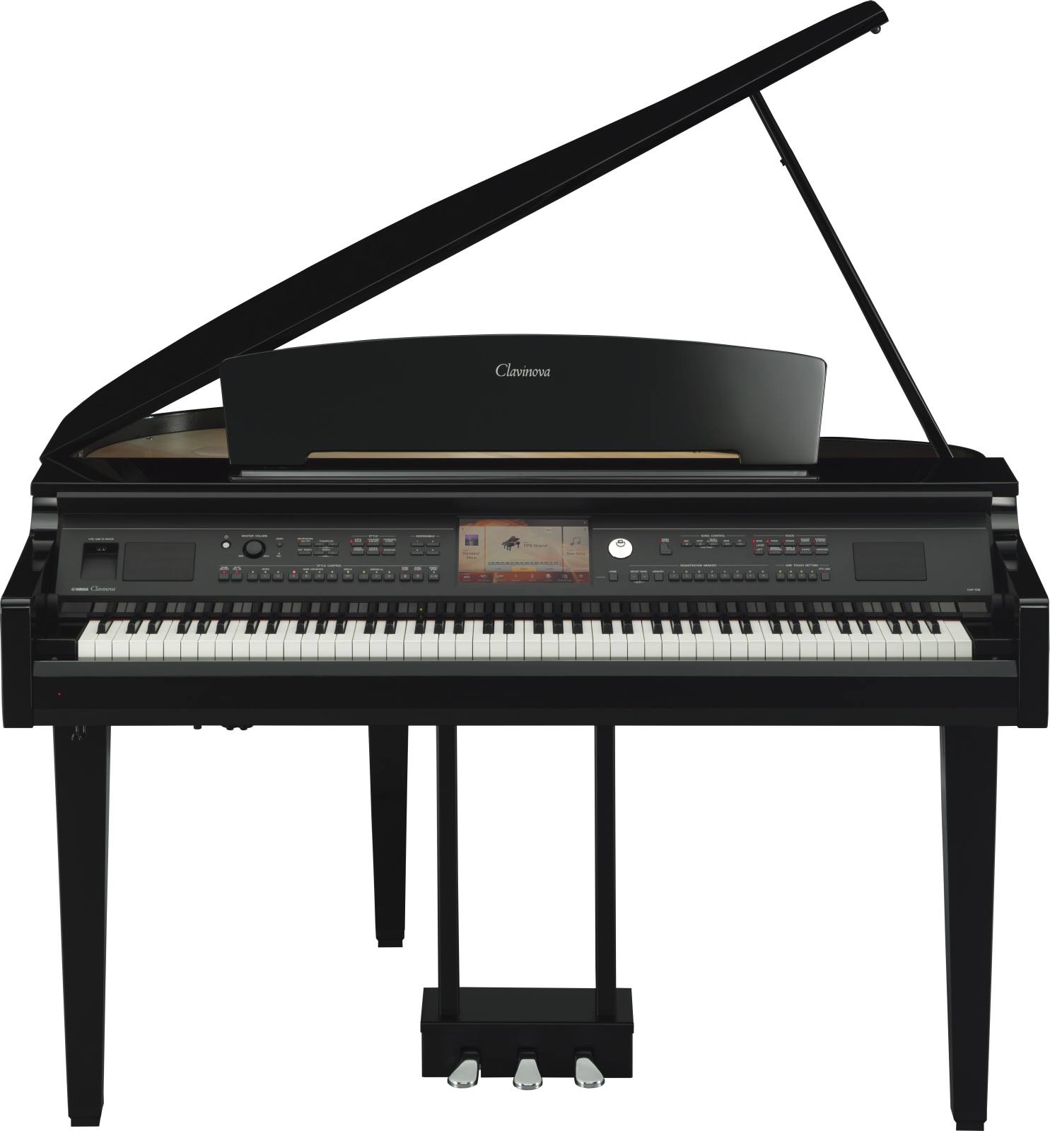Yamaha Cvp-709gp - Noir Laqué - Digital piano with stand - Variation 1