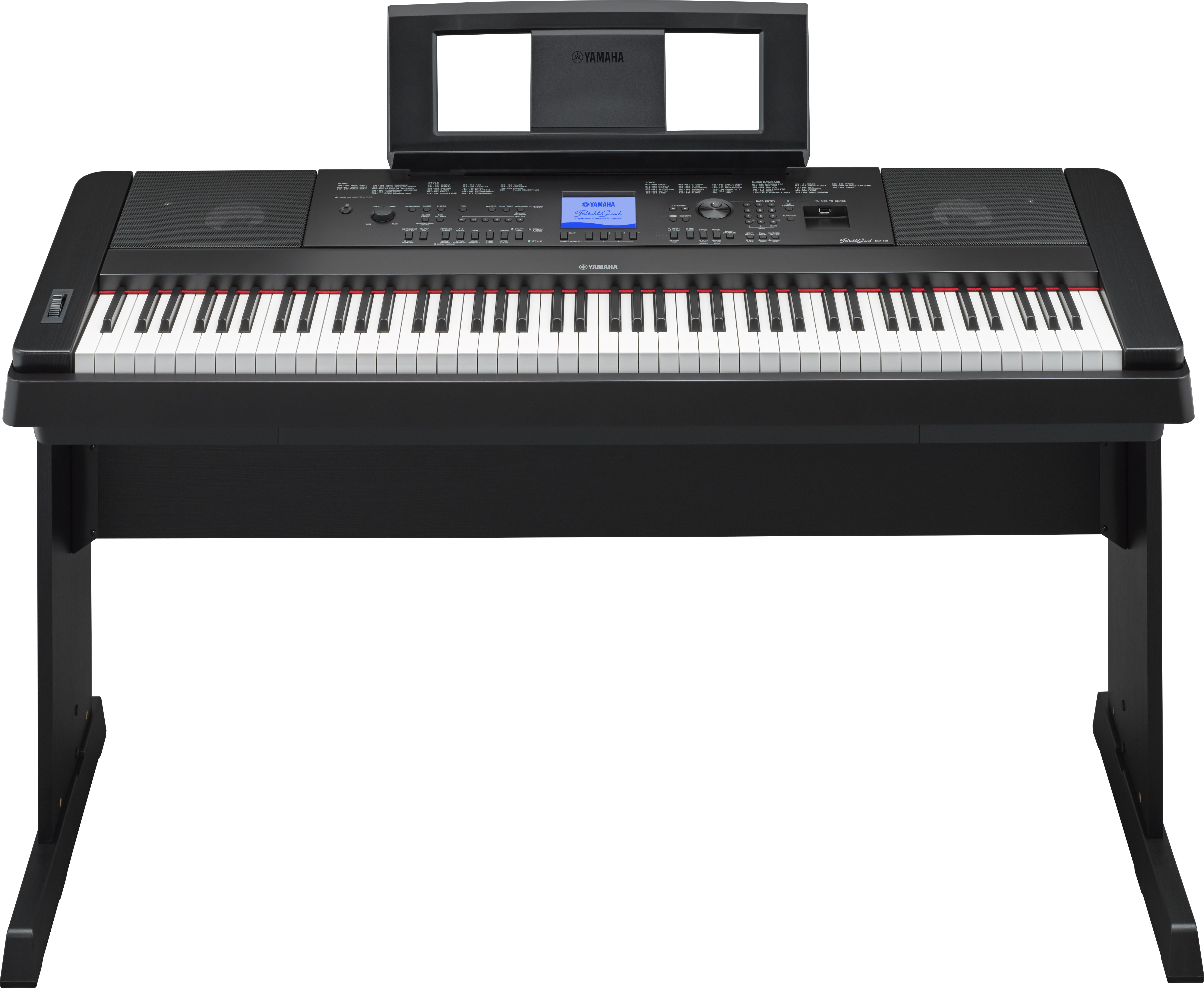 Yamaha Dgx-660 - Black - Digital piano with stand - Variation 1