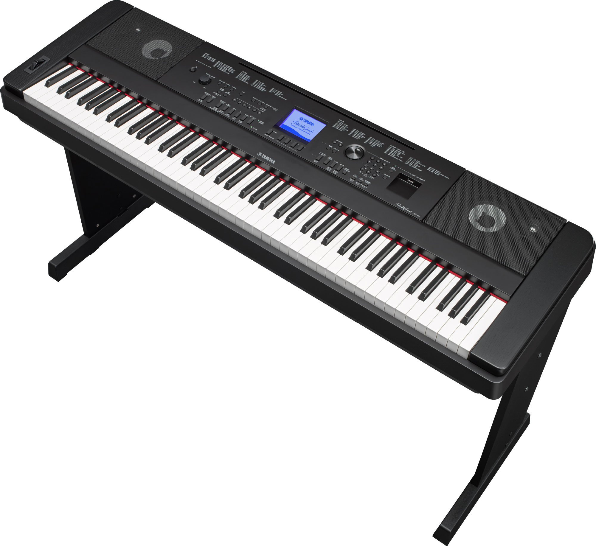 Yamaha Dgx660-b + PÉdalier Lp7a + Banquette + Casque - Black - Digital piano with stand - Variation 1