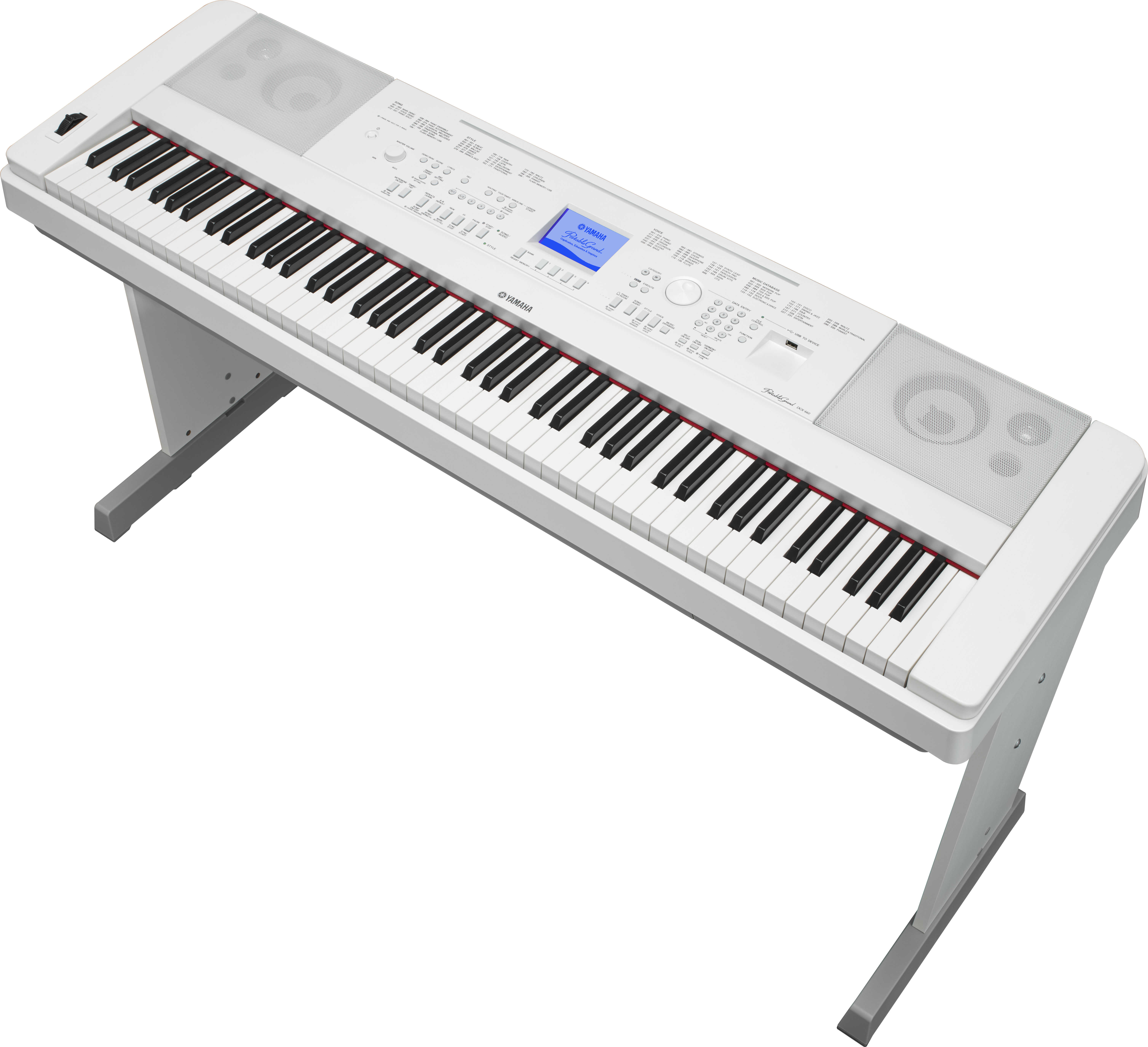 Yamaha Dgx-660 - White - Digital piano with stand - Variation 3