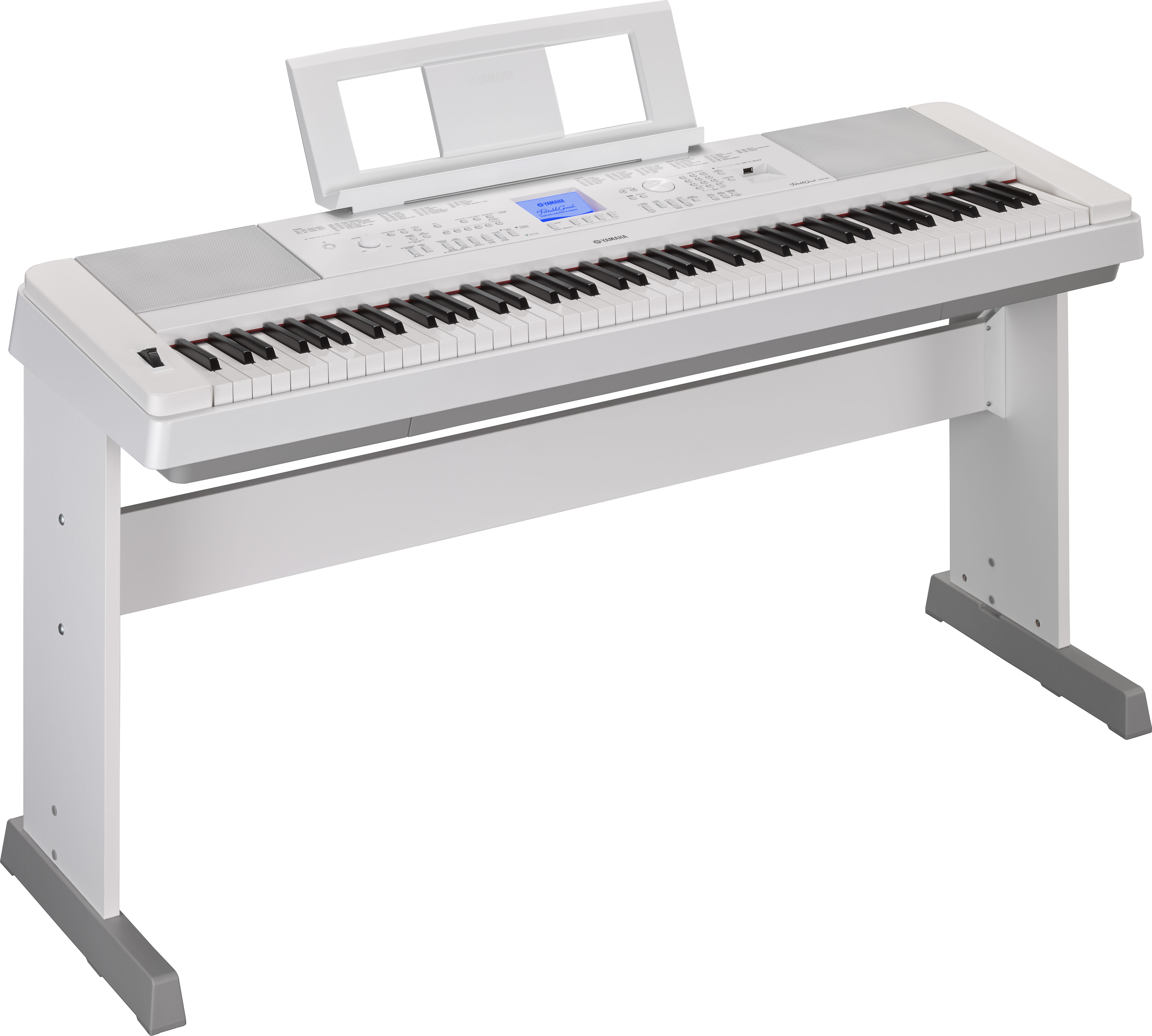 Yamaha Dgx-660 - White - Digital piano with stand - Variation 1