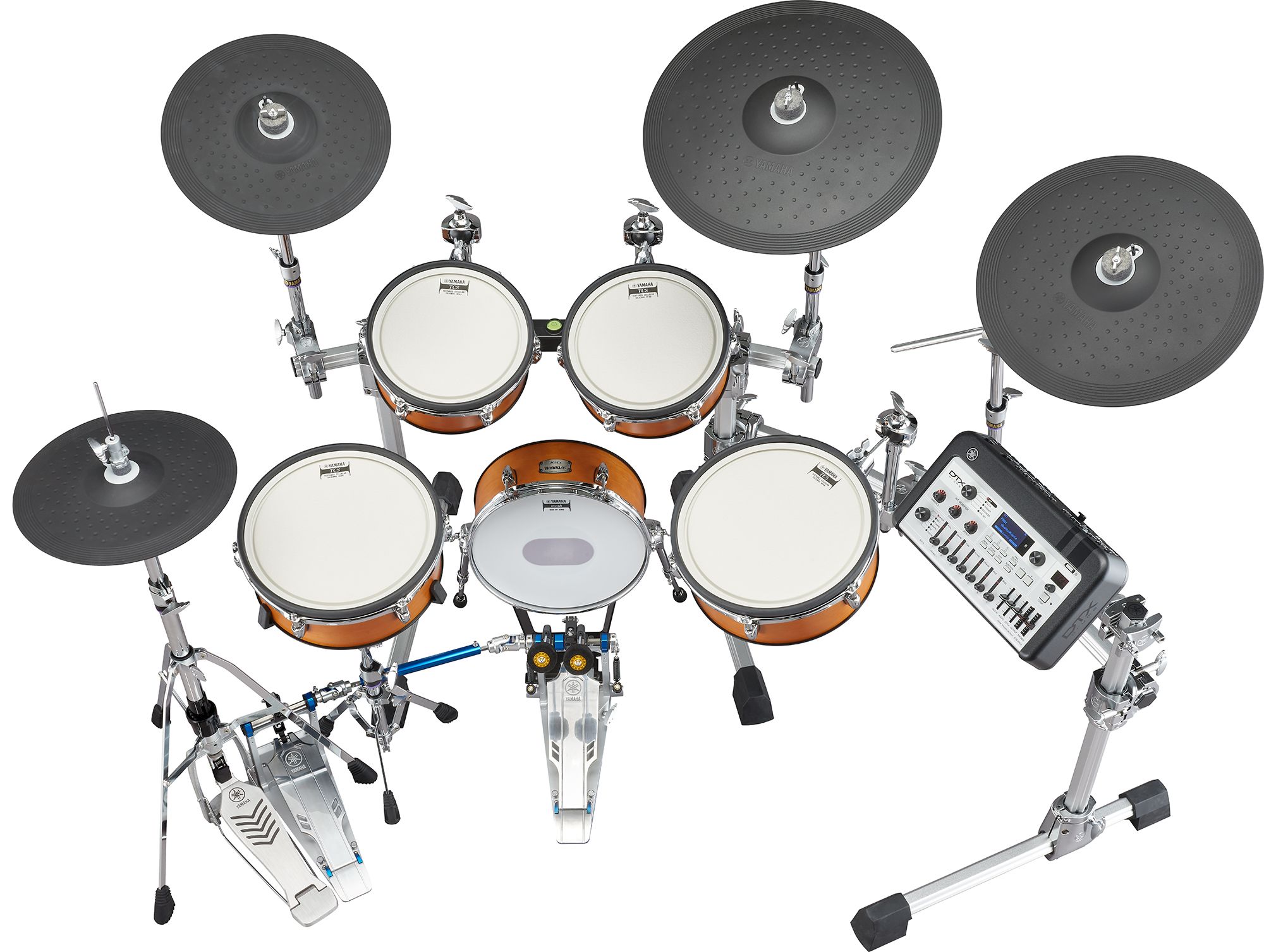 Yamaha Dtx10-km Electronic Drum Kit Mesh Black Forrest - Electronic drum kit & set - Variation 1