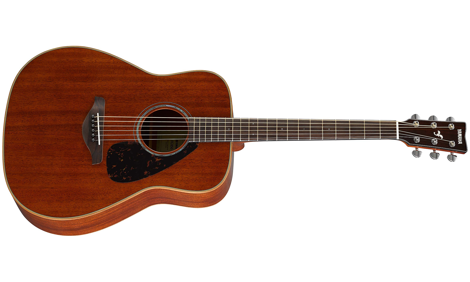 Yamaha Fg850 Nt Dreadnought Tout Acajou 2016 - Natural Gloss - Acoustic guitar & electro - Variation 1