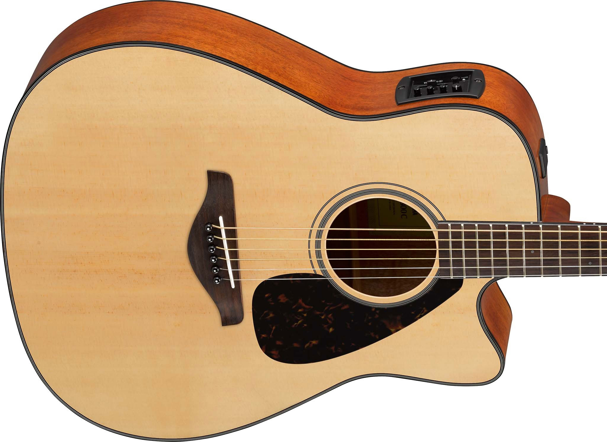 Yamaha Fgx800c Nt Dreadnought Cw Epicea Nato 2016 - Natural - Electro acoustic guitar - Variation 2