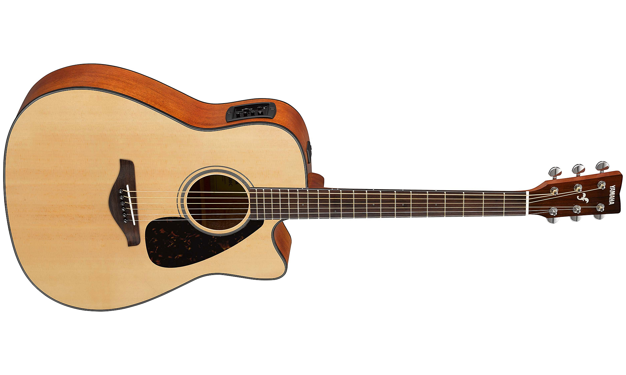 Yamaha Fgx800c Nt Dreadnought Cw Epicea Nato 2016 - Natural - Electro acoustic guitar - Variation 1