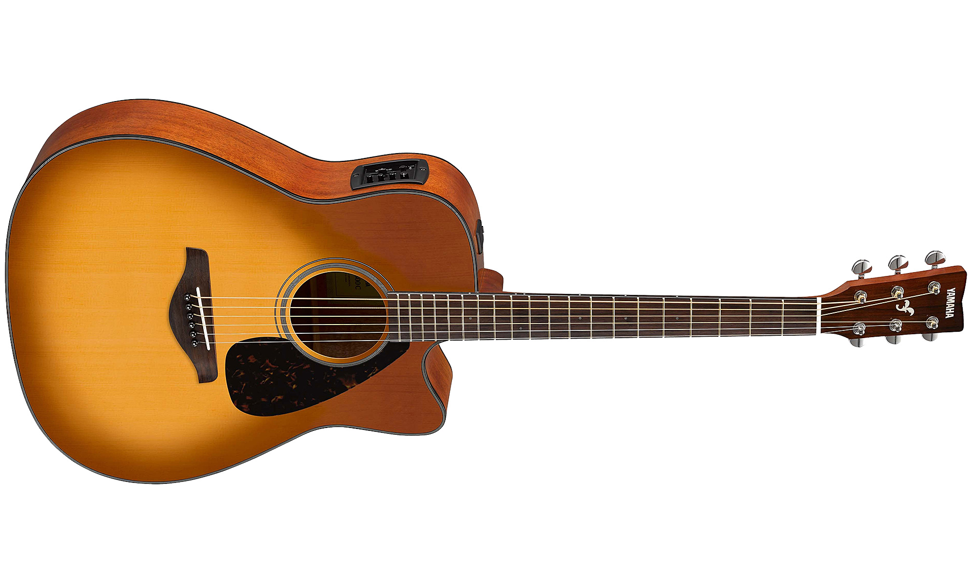 Yamaha Fgx800c Sdb Dreadnought Cw Epicea Nato Rw 2016 - Sand Burst - Electro acoustic guitar - Variation 1