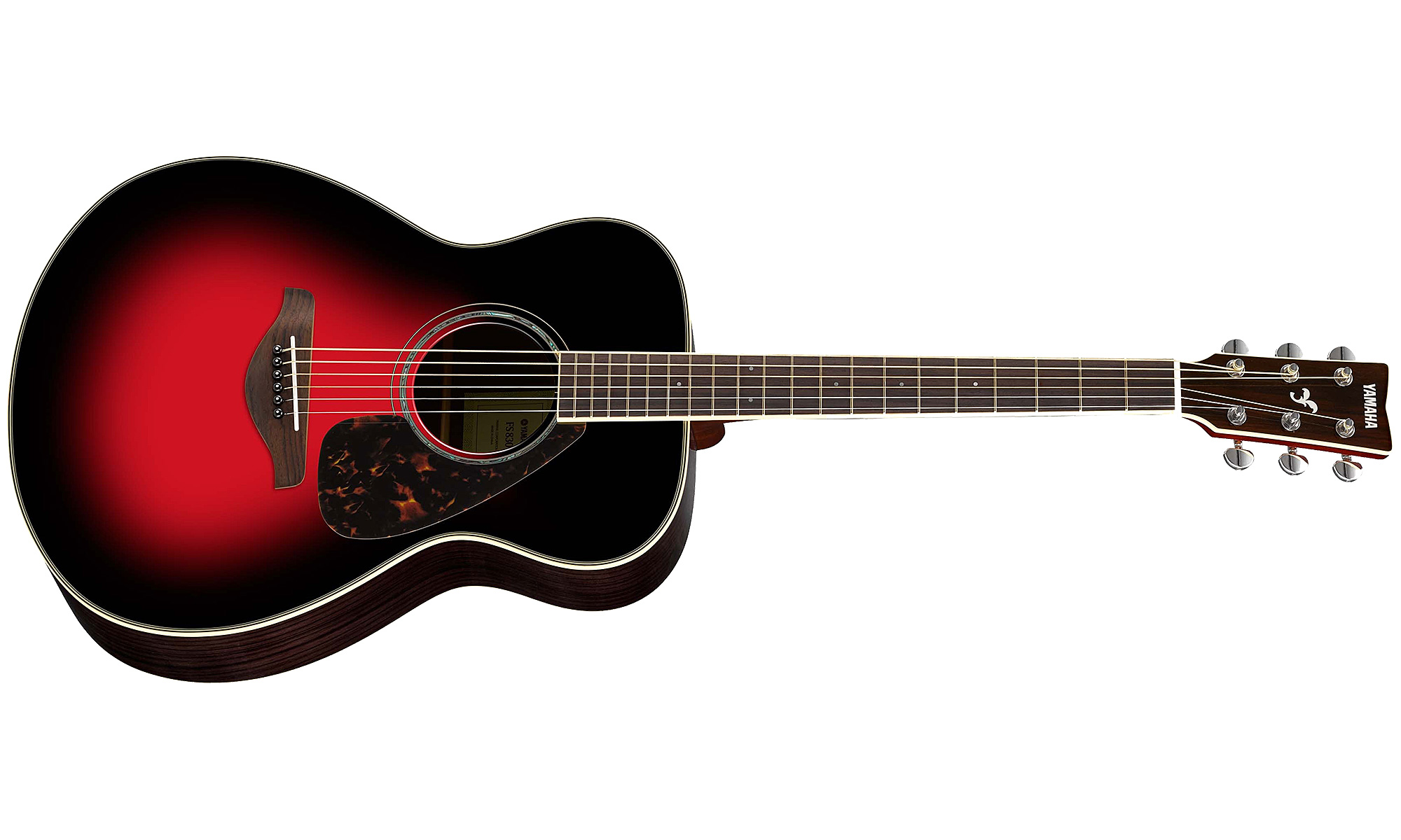 Yamaha Fs830 Dsr 2016 Concert - Dusk Sun Red - Acoustic guitar & electro - Variation 1