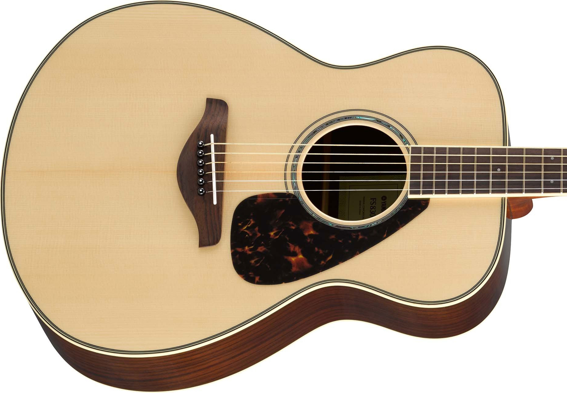 Yamaha Fs830 Nt 2016 Concert - Natural Gloss - Acoustic guitar & electro - Variation 2