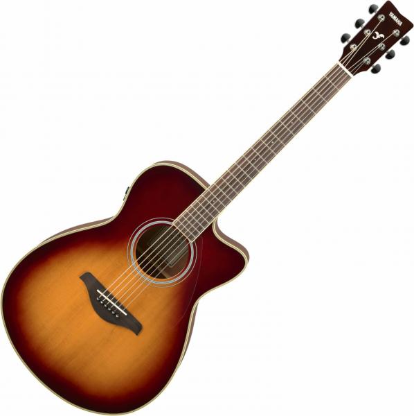 Acoustic guitar & electro Yamaha FSC-TA TRANSACOUSTIC - Brown sunburst