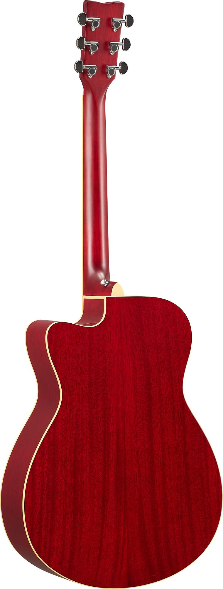 Yamaha Fsc-ta Transacoustic Cutaway Epicea Acajou Rw - Ruby Red - Acoustic guitar & electro - Variation 1