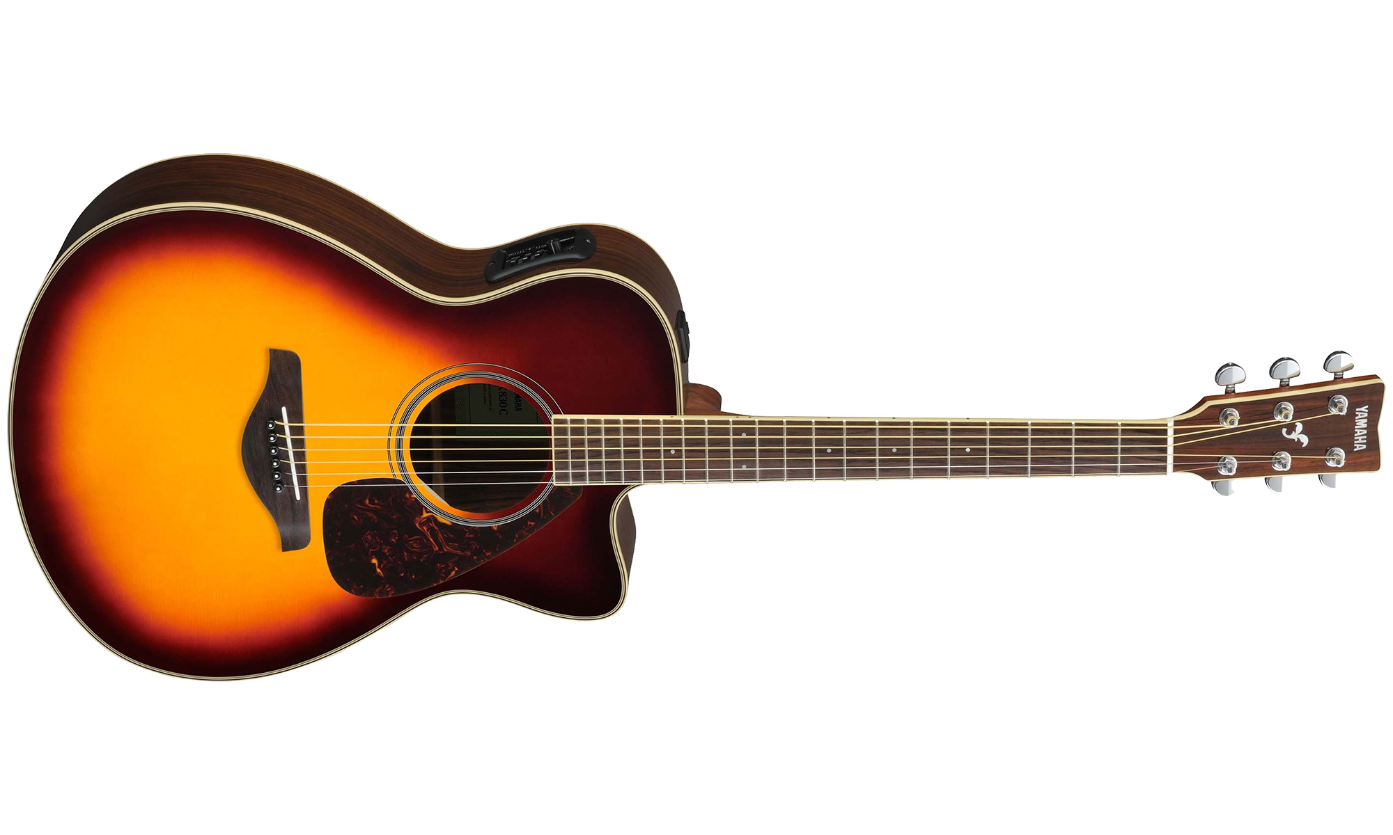 Yamaha Fsx830c Bs 2016 Concert - Brown Sunburst - Electro acoustic guitar - Variation 1