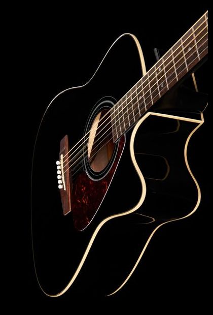 Yamaha Fx370c - Black - Electro acoustic guitar - Variation 3