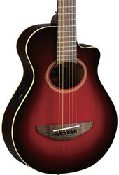 Travel acoustic guitar  Yamaha APXT2 - Dark red burst