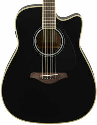 Folk guitar Yamaha FGC-TA TRANSACOUSTIC - Black