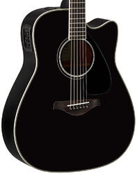 Folk guitar Yamaha FGX830C BL - Black