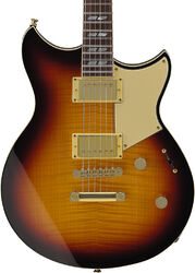 Double cut electric guitar Yamaha Mateo Mancuso Revstar RS20MM - vintage sunburst