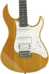 Str shape electric guitar Yamaha Pacifica 112J - Yellow natural satin
