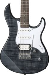 Str shape electric guitar Yamaha Pacifica 212VFM - Translucent black