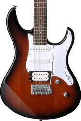 Str shape electric guitar Yamaha Pacifica PA112V - Violin sunburst