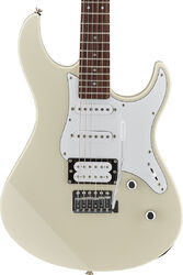 Str shape electric guitar Yamaha Pacifica PAC112V - Vintage white
