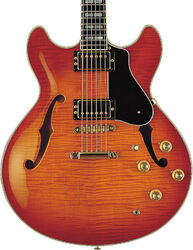 Semi-hollow electric guitar Yamaha SA2200 VS - Violin sunburst