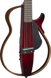 Folk guitar Yamaha Silent Guitar Steel String SLG200S - Crimson red burst