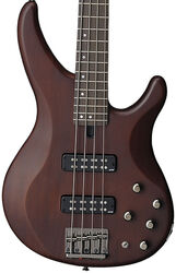 Solid body electric bass Yamaha TRBX504 TBN - Translucent brown
