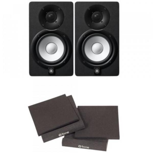 Home studio set Yamaha HS5 Black (la paire) + Mousses isolantes