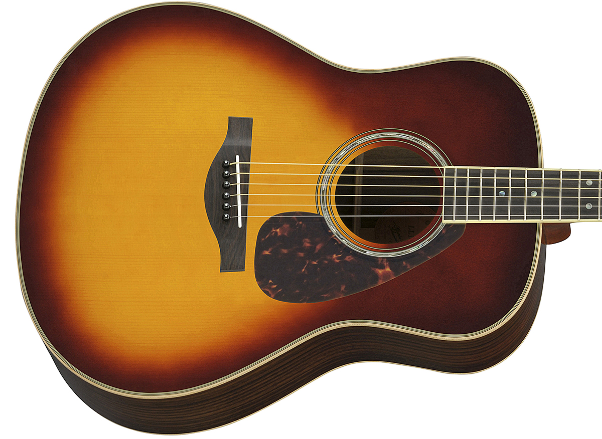 Yamaha Ll16 Are Jumbo Epicea Palissandre Eb - Brown Sunburst - Electro acoustic guitar - Variation 2
