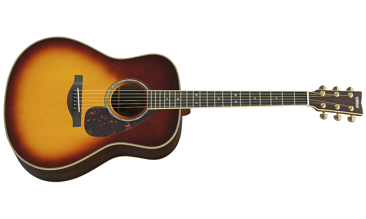 Yamaha Ll16 Are Jumbo Epicea Palissandre Eb - Brown Sunburst - Electro acoustic guitar - Variation 1