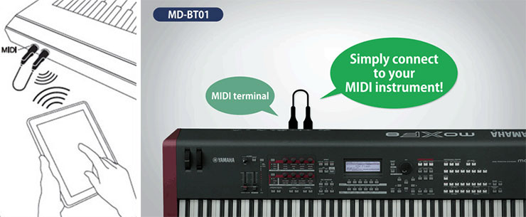 Yamaha Md-bt01 - MIDI interface - Variation 3