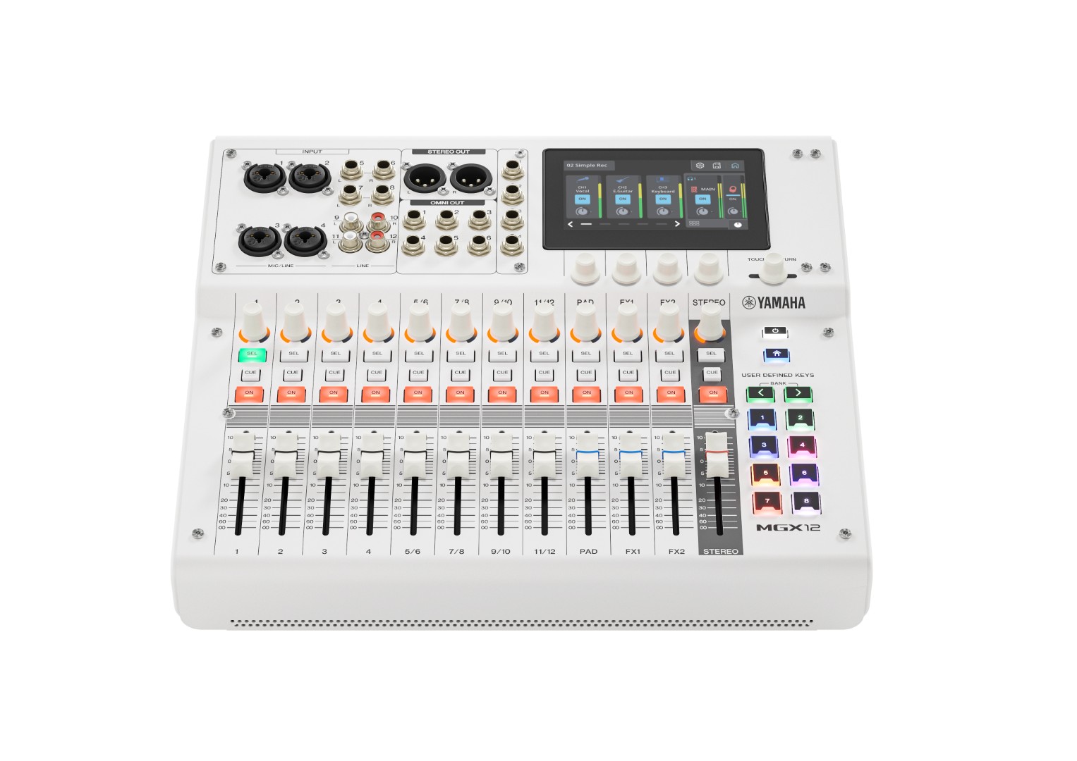 Yamaha Mgx12 White - Digital mixing desk - Variation 2
