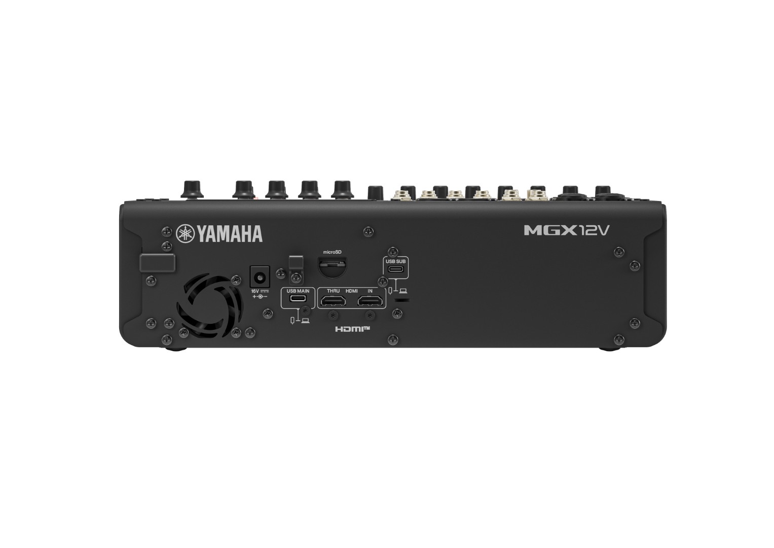 Yamaha Mgx12v Black - Digital mixing desk - Variation 3