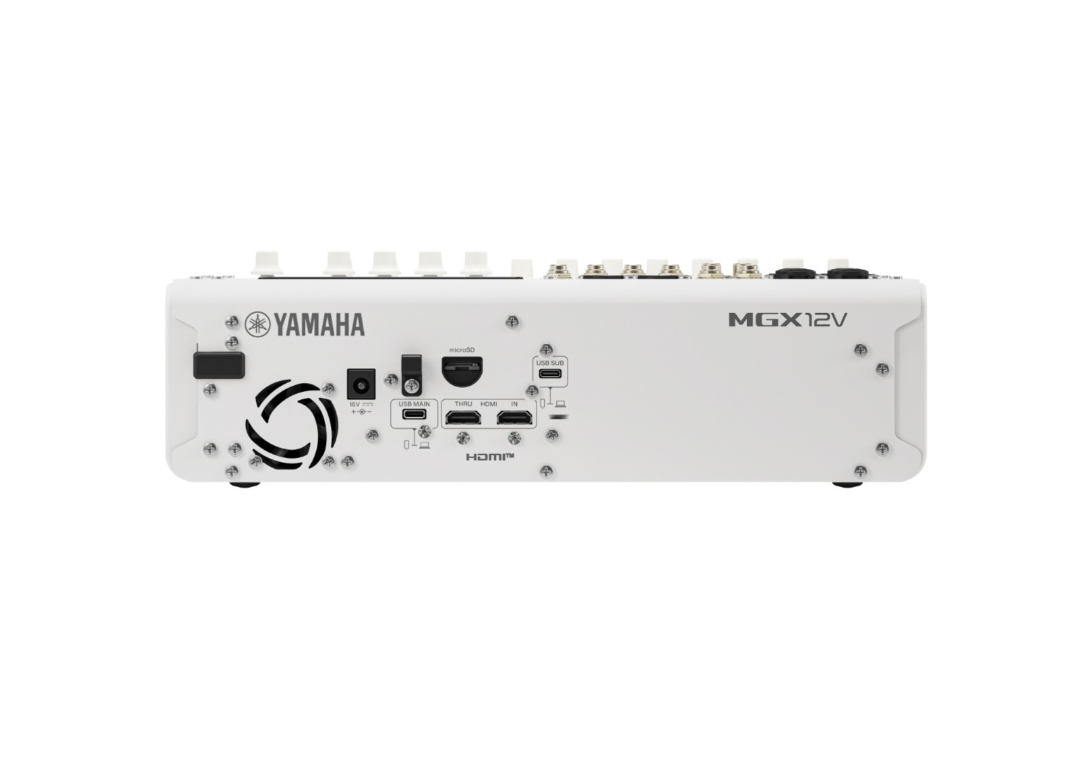 Yamaha Mgx12v White - Digital mixing desk - Variation 3