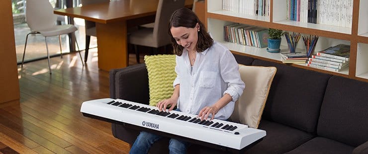 Yamaha Np-12 - White - Portable digital piano - Variation 3
