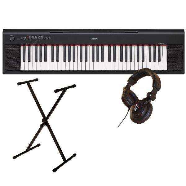 Keyboard set Yamaha NP-12B + stand + casque