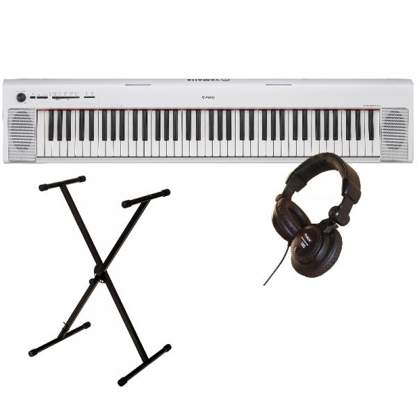 Keyboard set Yamaha NP-32 white + Stand X  + PRO580