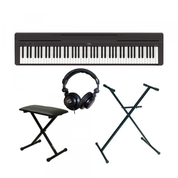 Keyboard set Yamaha P-45B  + casque + stand en X + siege