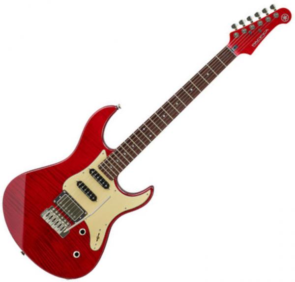 Solid body electric guitar Yamaha Pacifica PAC612VIIFMX - Fire red