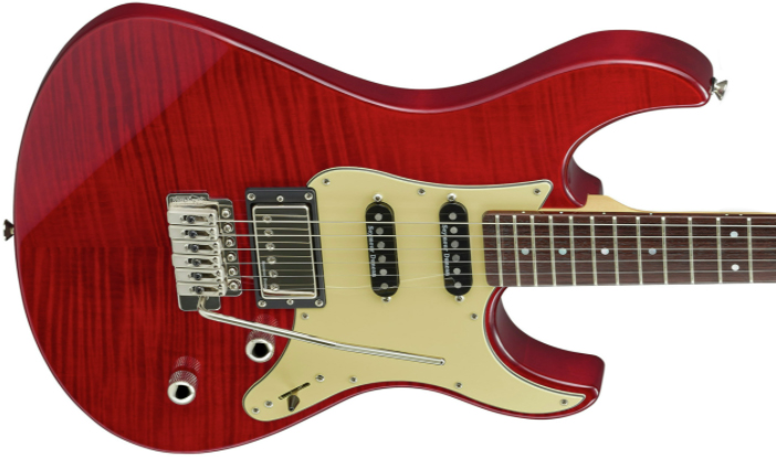 Yamaha Pacifica Pac612viifmx Hss Seymour Duncan Trem Rw - Fire Red - Str shape electric guitar - Variation 2