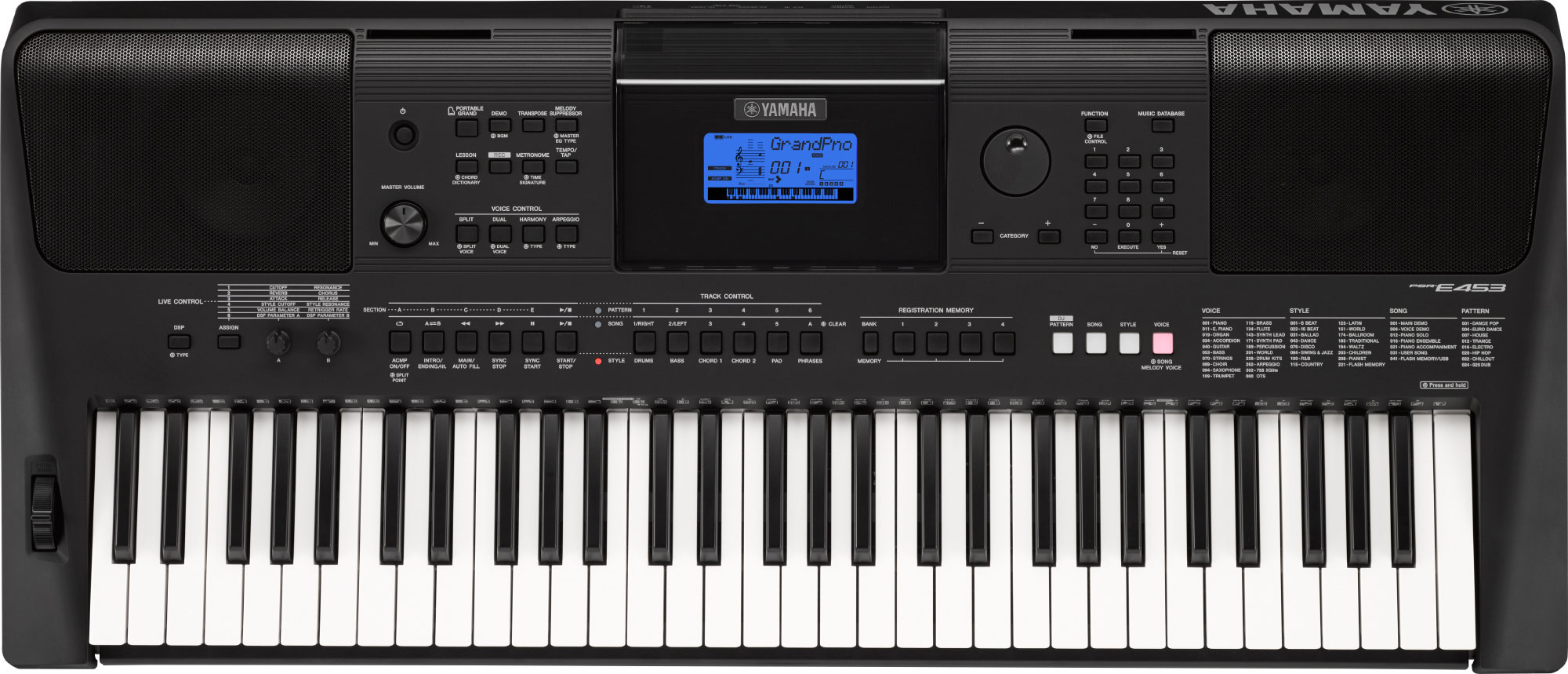 Yamaha Psr-e453 - Entertainer Keyboard - Variation 1