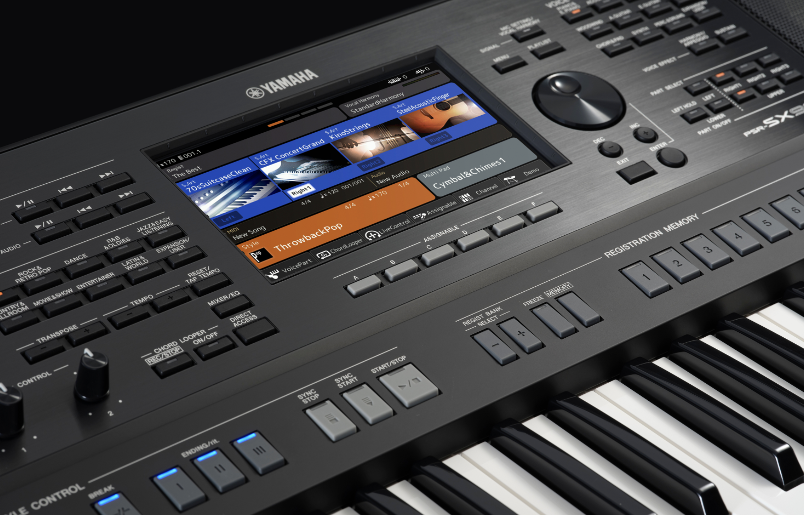 Yamaha Psr-sx720+ - Entertainer Keyboard - Variation 8