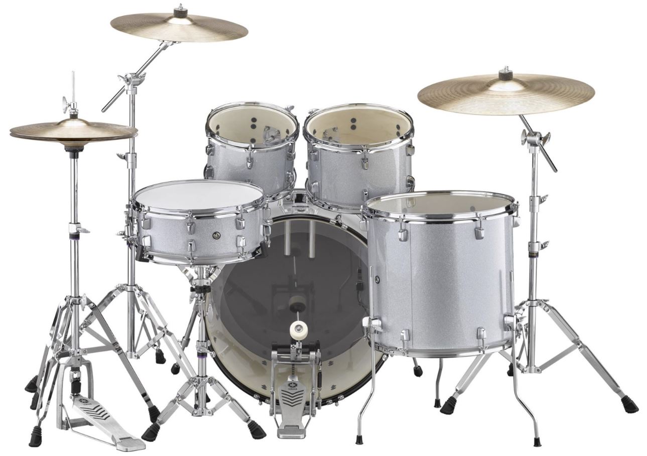 Yamaha Rdp0f5 Rydeen Fusion 20 - Silver Glitter - Rock drum kit - Variation 1