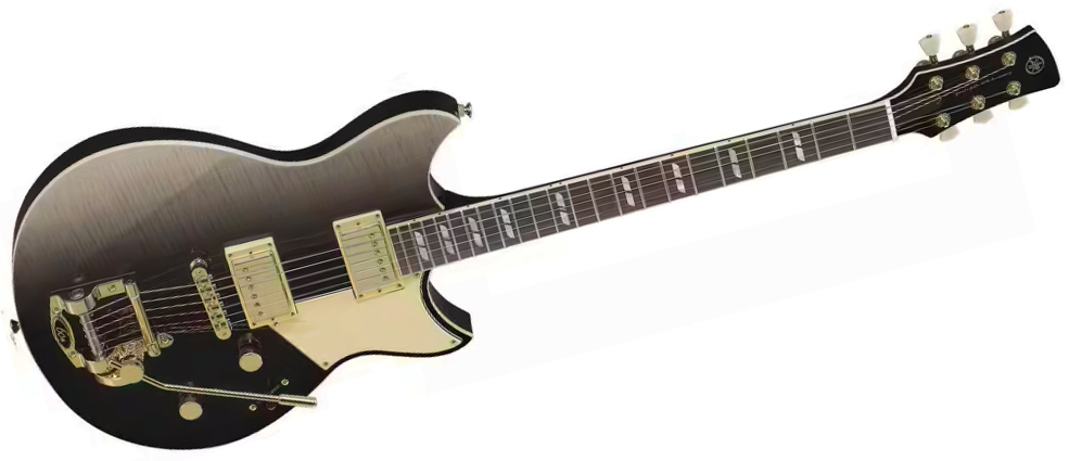 Yamaha Rsp20b 60th Ann. Revstar 2h Trem Rw - Noble Black Burst - Double cut electric guitar - Variation 1