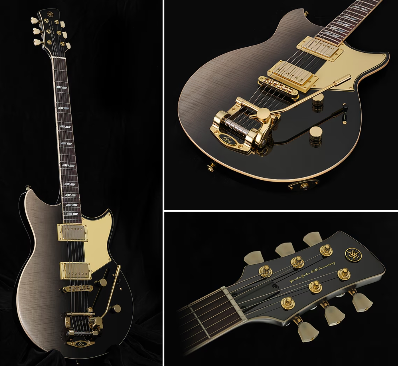 Yamaha Rsp20b 60th Ann. Revstar 2h Trem Rw - Noble Black Burst - Double cut electric guitar - Variation 3
