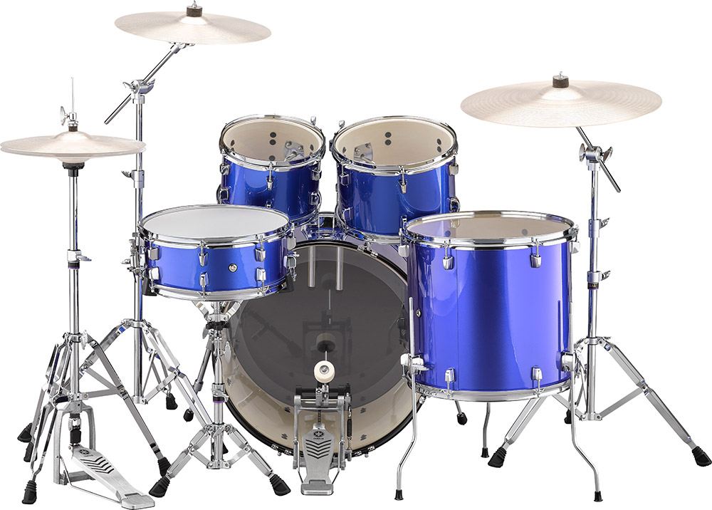 Yamaha Rydeen Stage 22 - 4 FÛts - Fine Blue - Strage drum-kit - Variation 1
