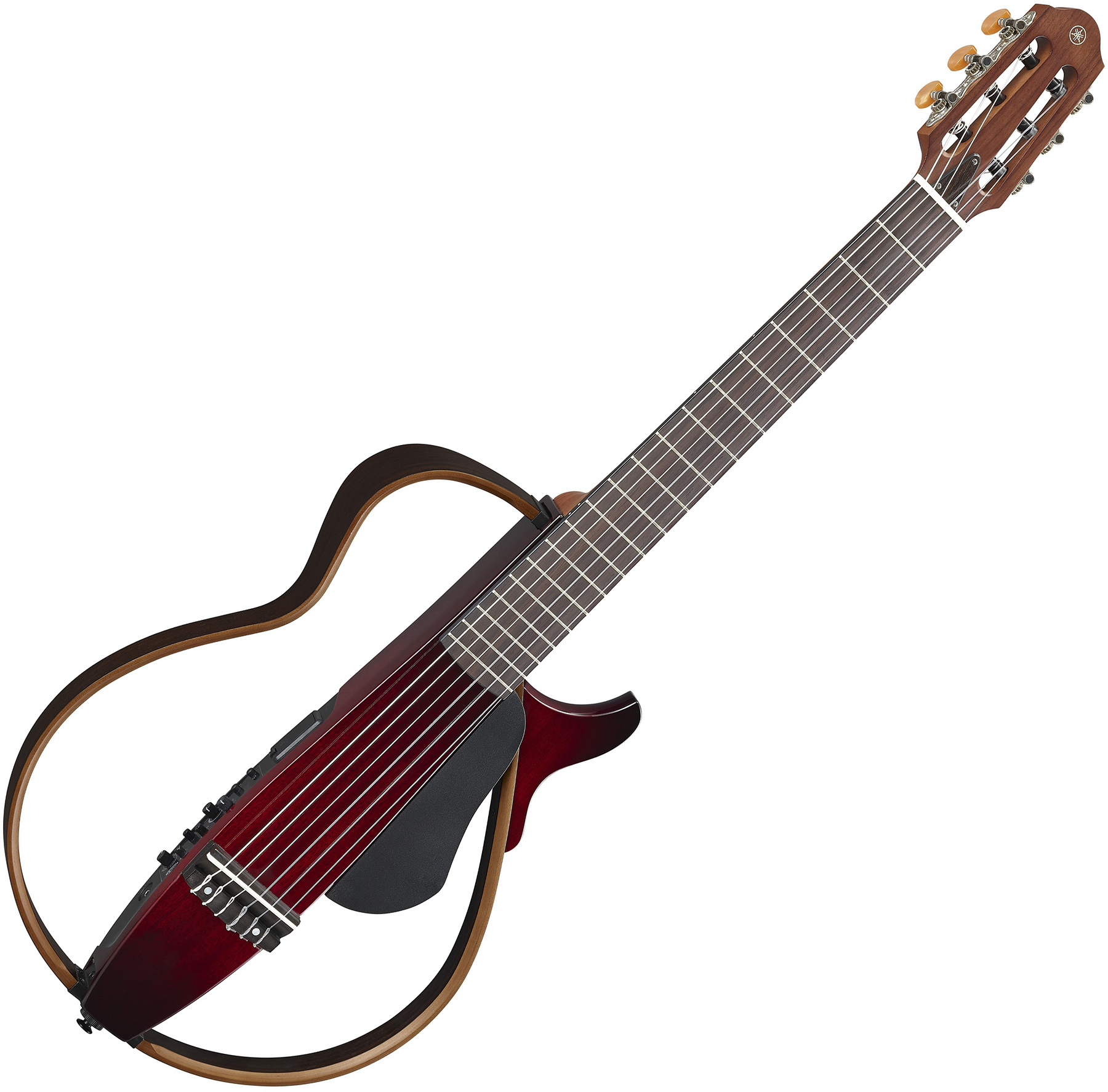 Yamaha Silent Guitar Nylon String SLG200N - crimson red burst Classical  guitar 4/4 size